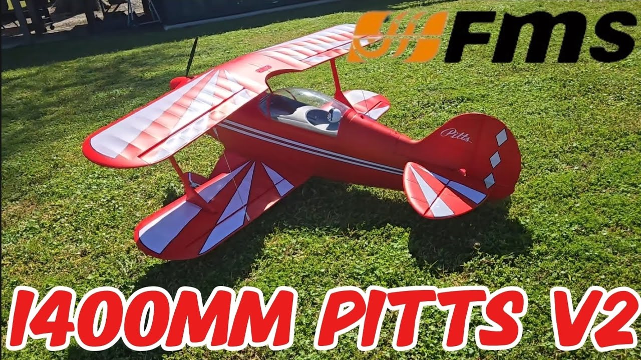 FMS 1400mm Pitts V2 quick flight and some thoughts on it