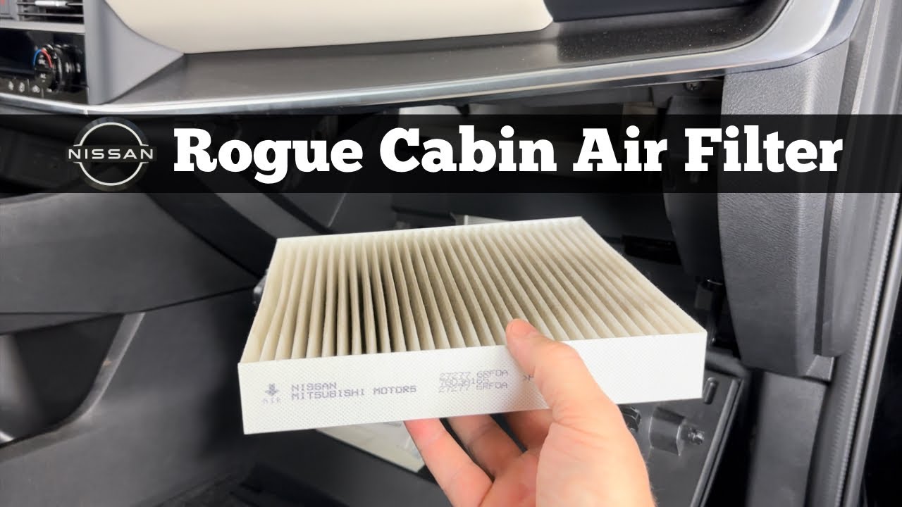 How To Change 2021 - 2024 Nissan Rogue Cabin Air Filter - Replace AC Filter Replacement Location