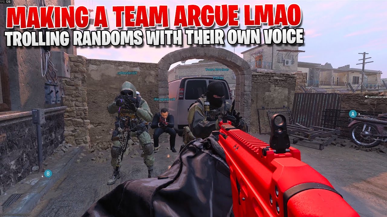 Making a Team Argue Using Their Own Voice (Trolling Randoms With Their Own Vocie)