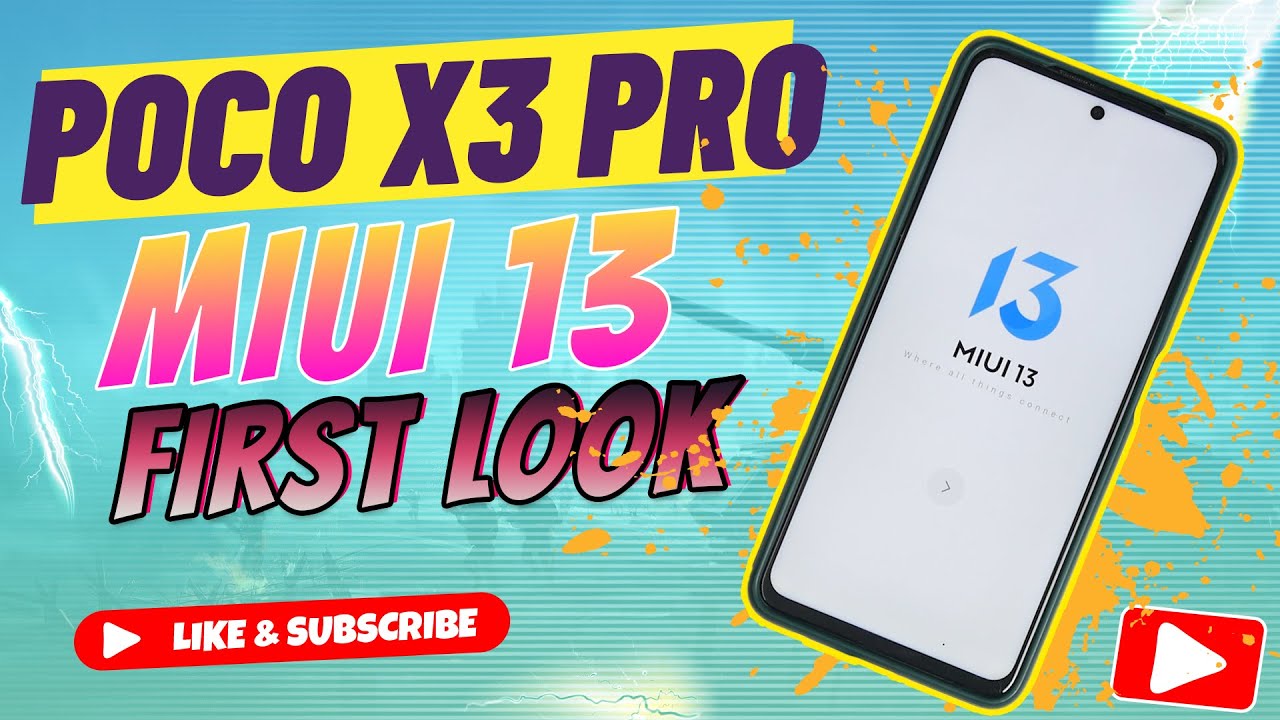 POCO X3 PRO MIUI 13 How to Install & First Look | MIUI - MintBGST | MIUI 13 | V22.1.5 🔥💥✨