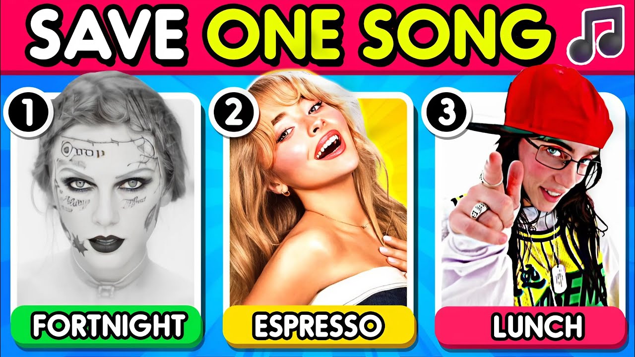 SAVE ONE SONG 🎵 Most Popular Songs EVER | Music Quiz 🎵