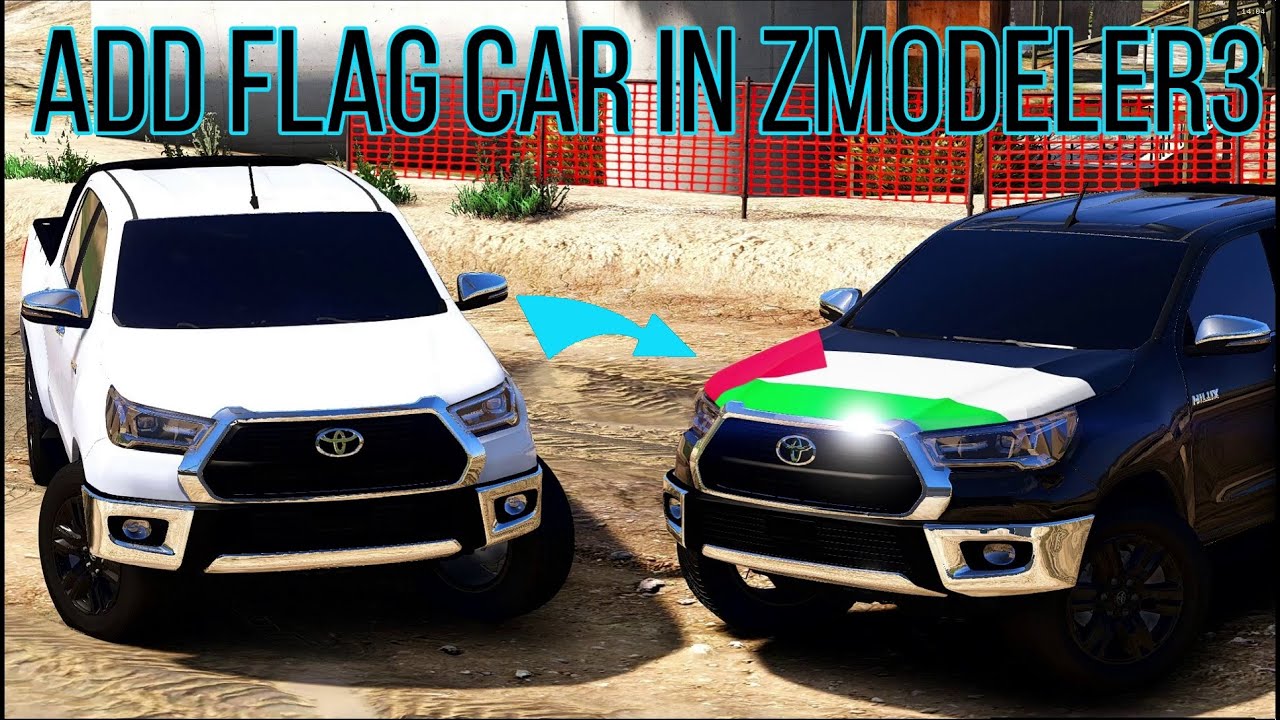 How To Gta5 Add Flag Car In Zmodeler3 Urdu Hindi Gta5Studio