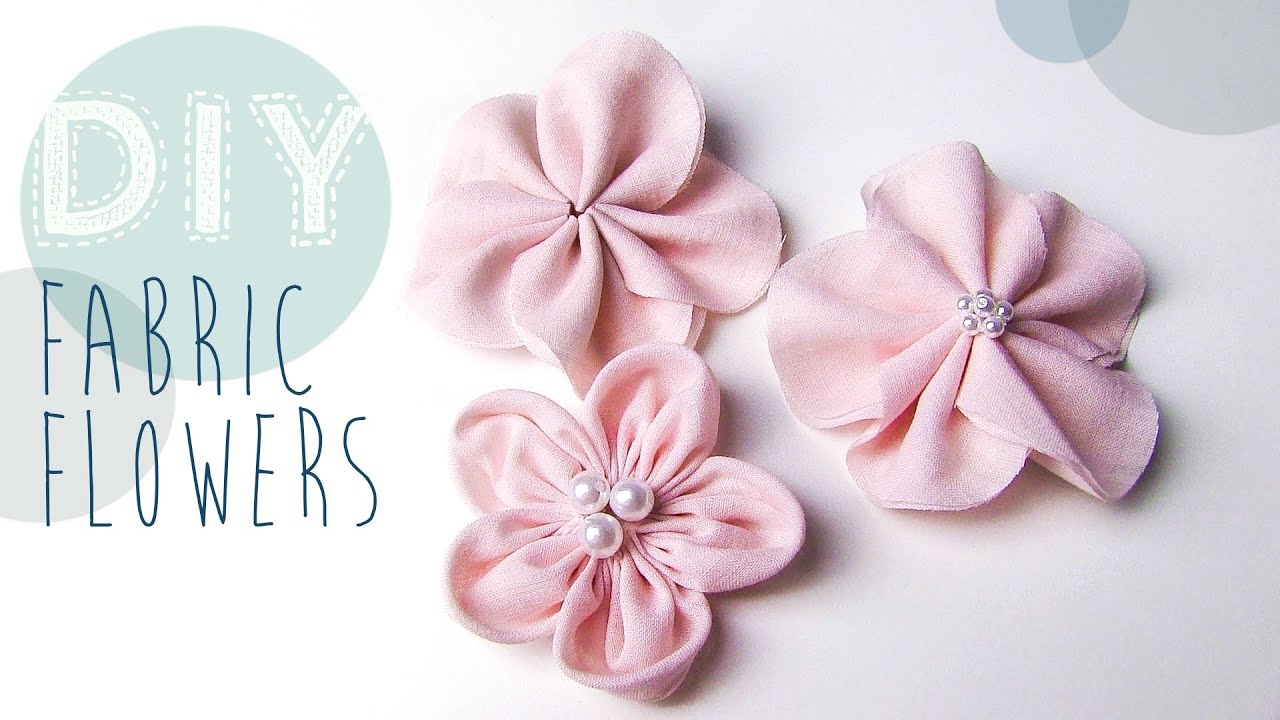 DIY Stoff-Blumen selber machen
