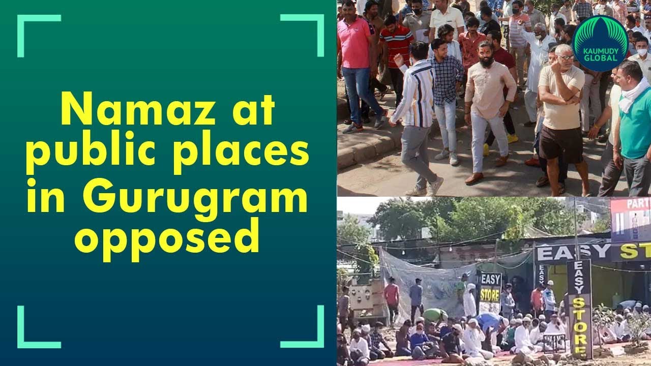Video: Locals, Bajrang Dal protest against namaz at public places in Haryana&rsquo;s Gurugram