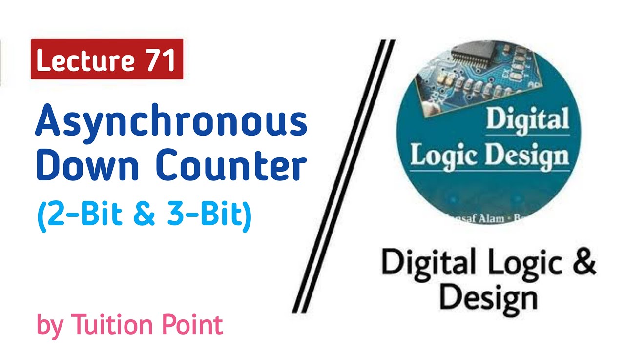 Designing of Asynchronous 2-Bit & 3-Bit Down Counter || Lecture 71 Digital Logic & Design.