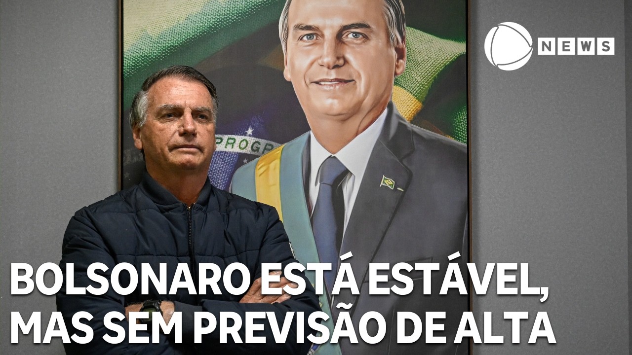 Médicos dizem que Bolsonaro está estável, mas sem previsão de alta