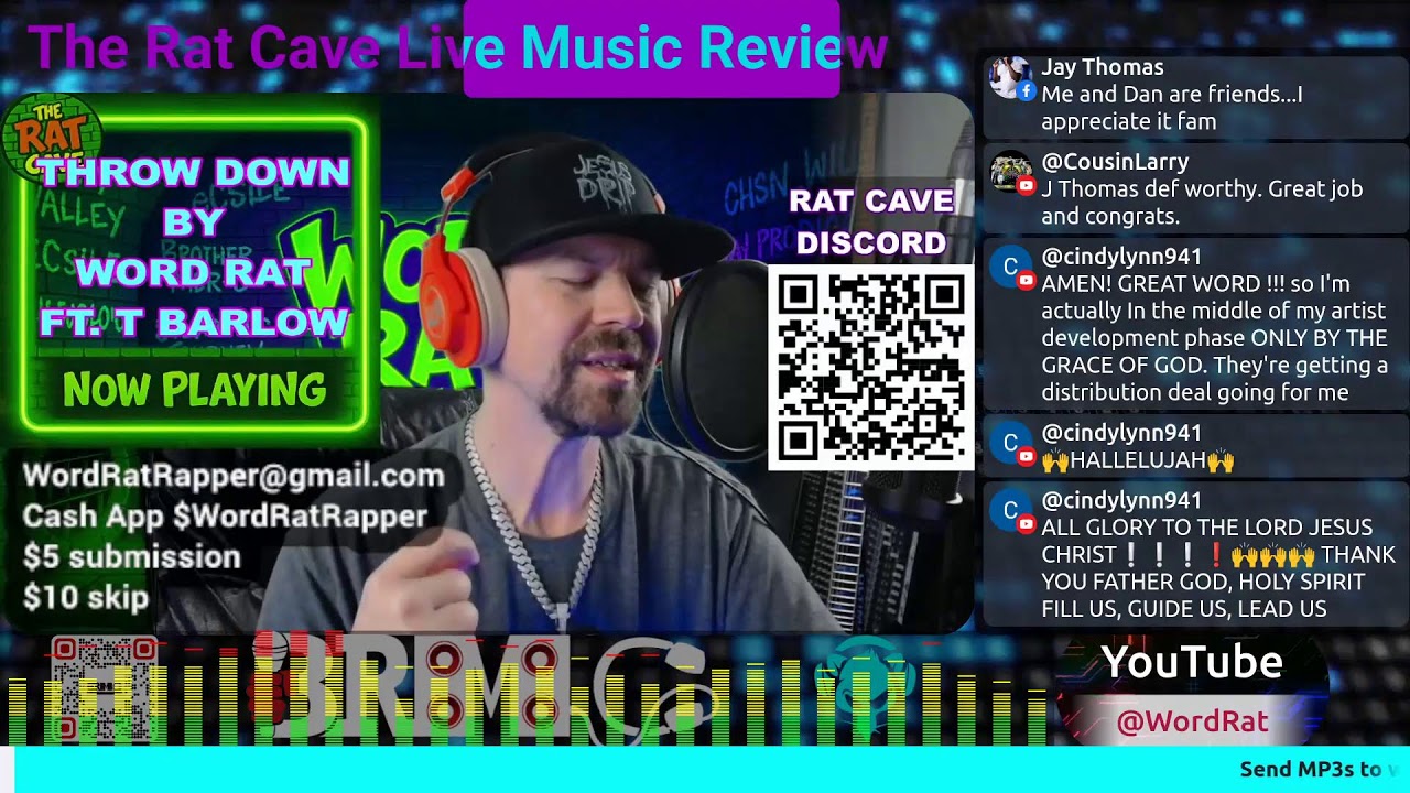 CHRISTIAN RAP music review in The Rat Cave! Playing YOUR Kingdom music 🚀!