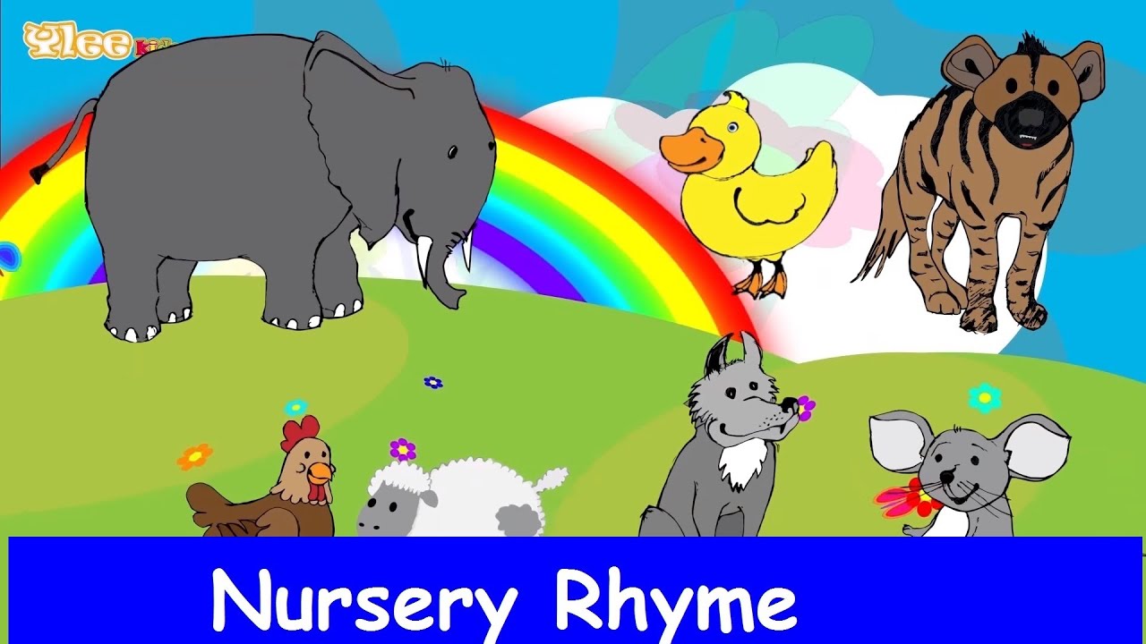Sounds of the Animals - Children nursery rhymes - Yleekids English