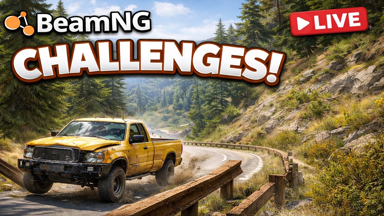 BeamNG | Challenges - Ma kieken wat so jeht...