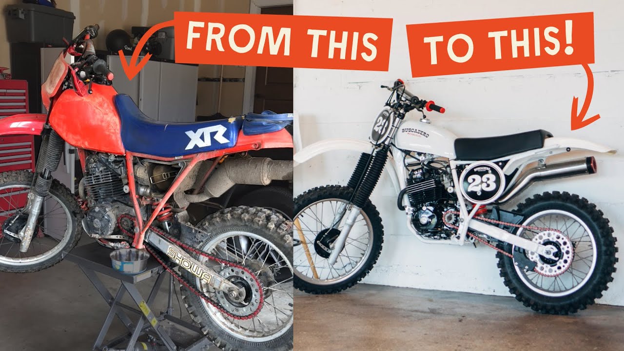 Incredible Honda XR 350r transformation!