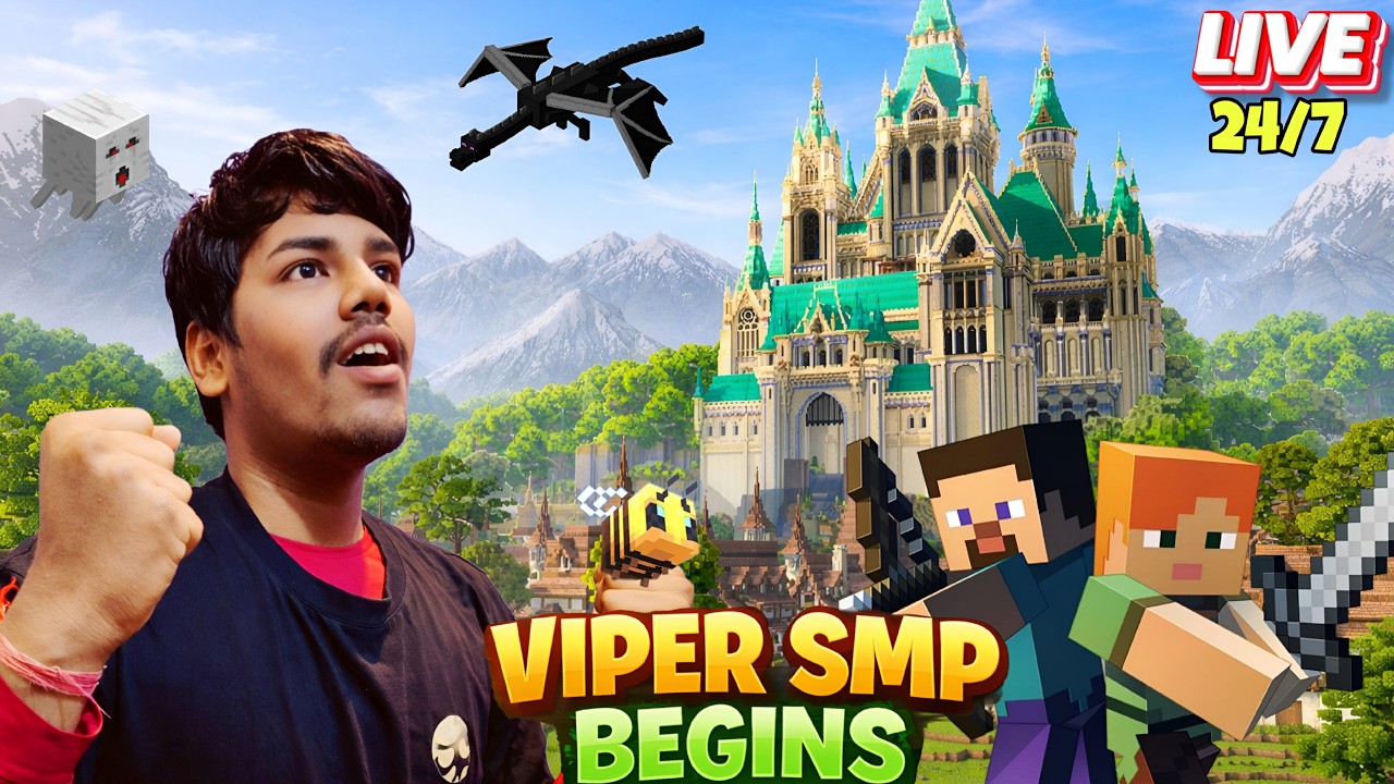 🔴 Minecraft LIVE 🔥 Playing With Subscribers | Can I Survive in Viper SMP💀| #minecraftlive #minecraft
