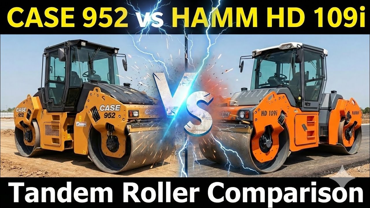 Case 952nx vs Hamm hd109i | DBM laying | DBM Work | hamm 10 ton tendom | 952nx | Gurjarmachinevlogs