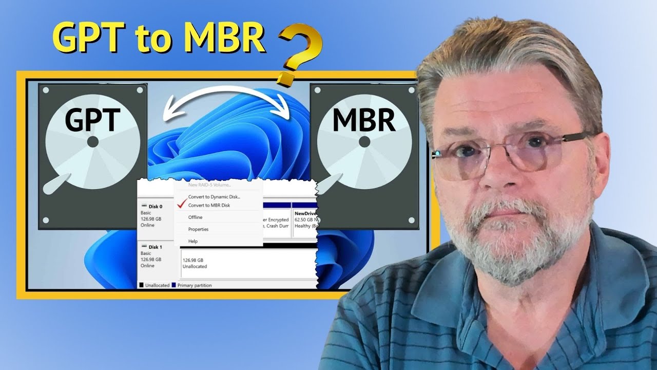 How Do I Convert a GPT Disk to MBR?