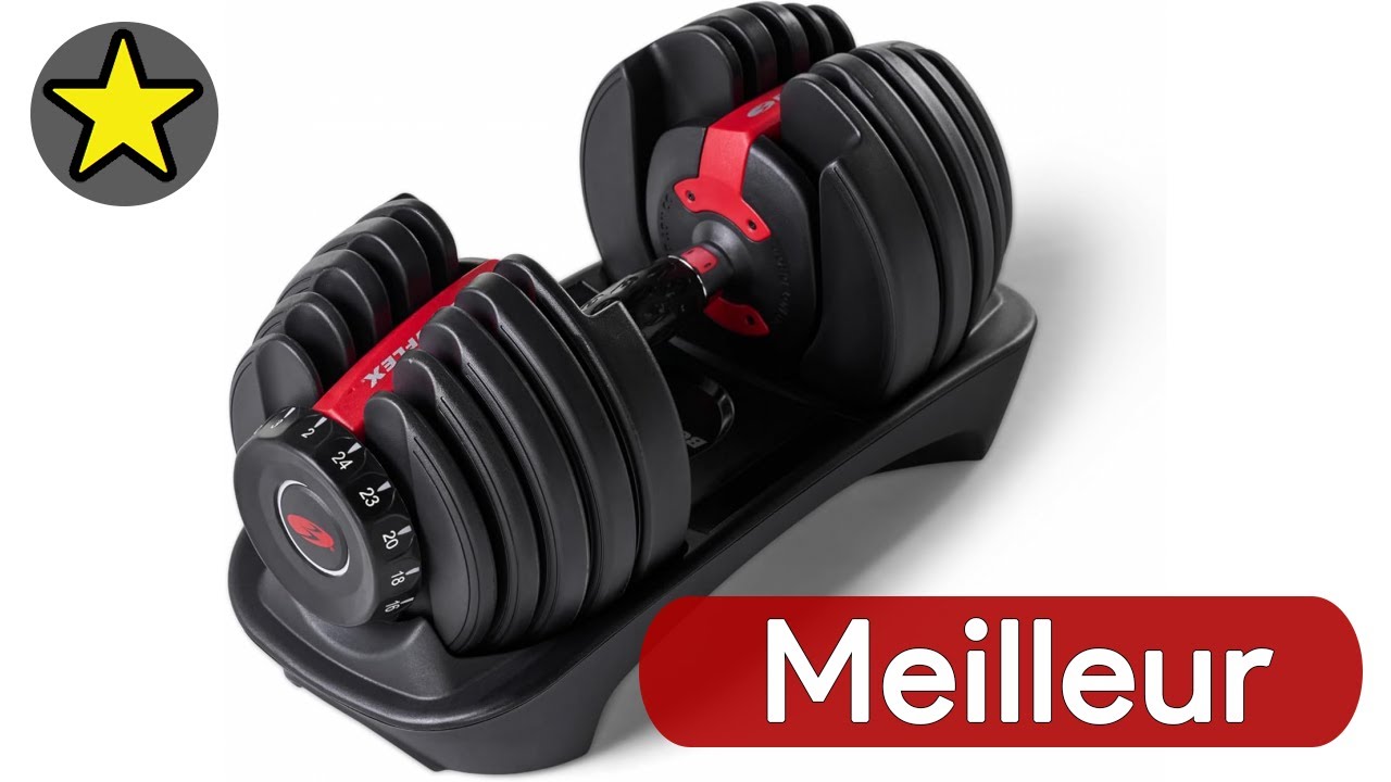 🏆 TOP 3 MEILLEUR HALTERE AJUSTABLE DE MUSCULATION 2025