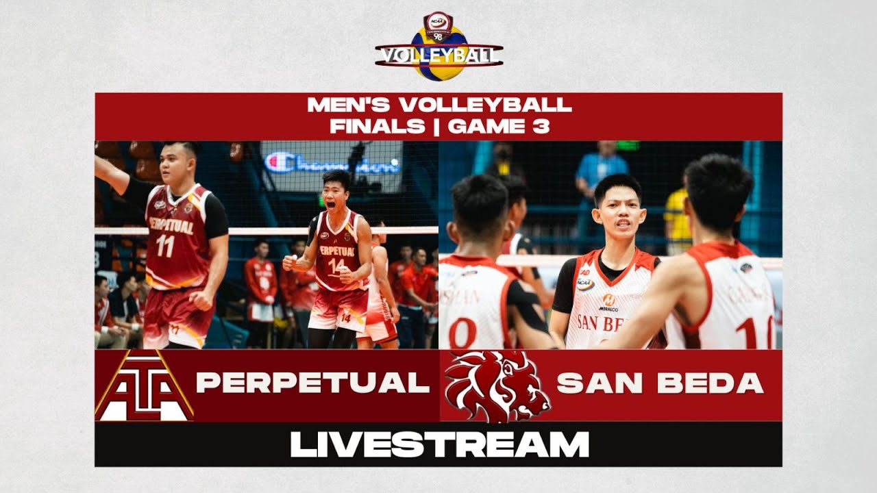 NCAA Season 98 | Perpetual vs. San Beda | Finals Game 3 (Men's Volleyball) | LIVESTREAM