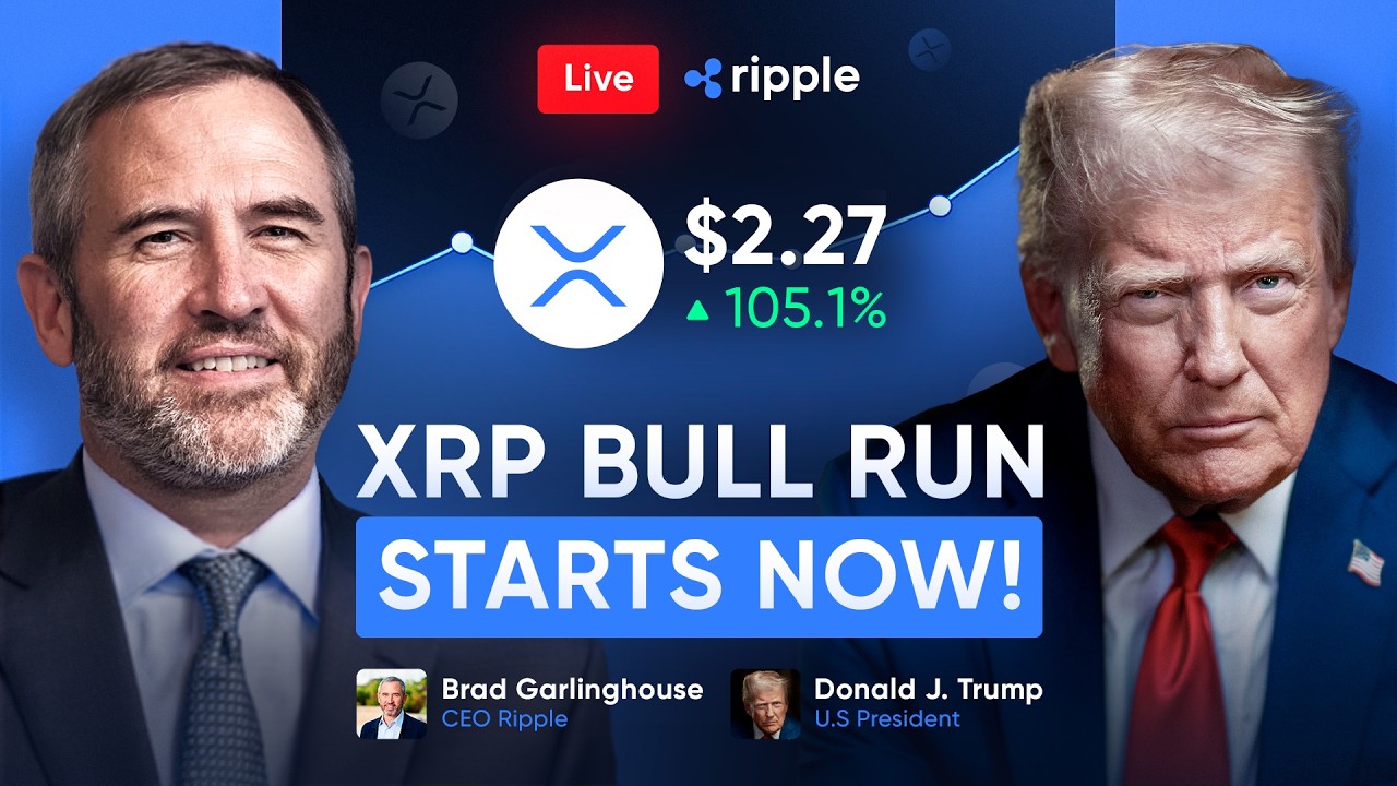 LIVE: XRP BULL RUN CONFIRMED! Donald Trump & Brad Garlinghouse Discuss Ripple