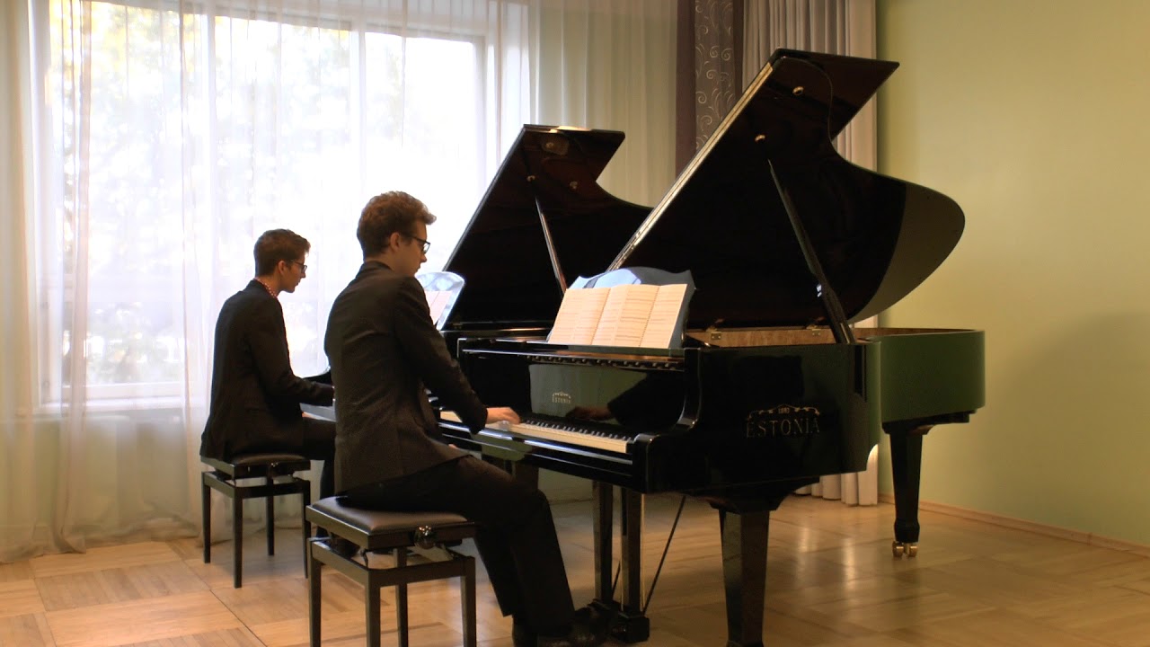 JAAN R&Auml;&Auml;TS (1932) 24 marginaali kahele klaverile op. 68  &ndash; nr 1 a-moll