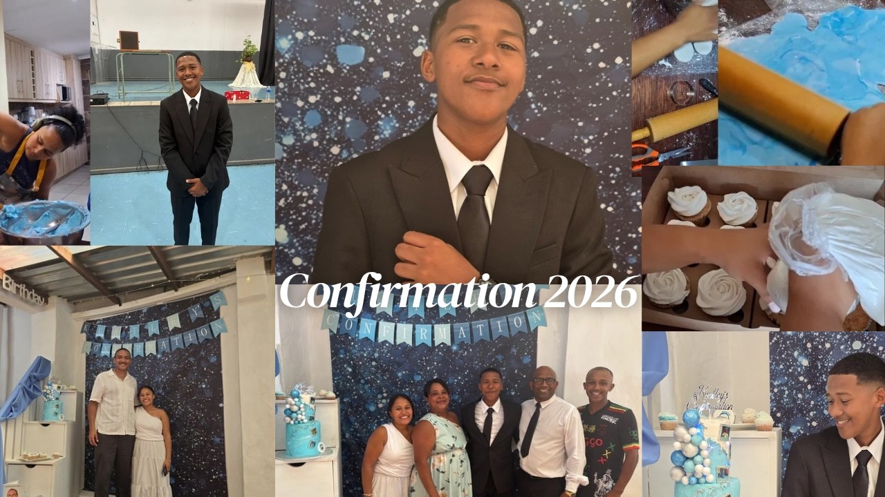 Celebrating my brother's confirmation