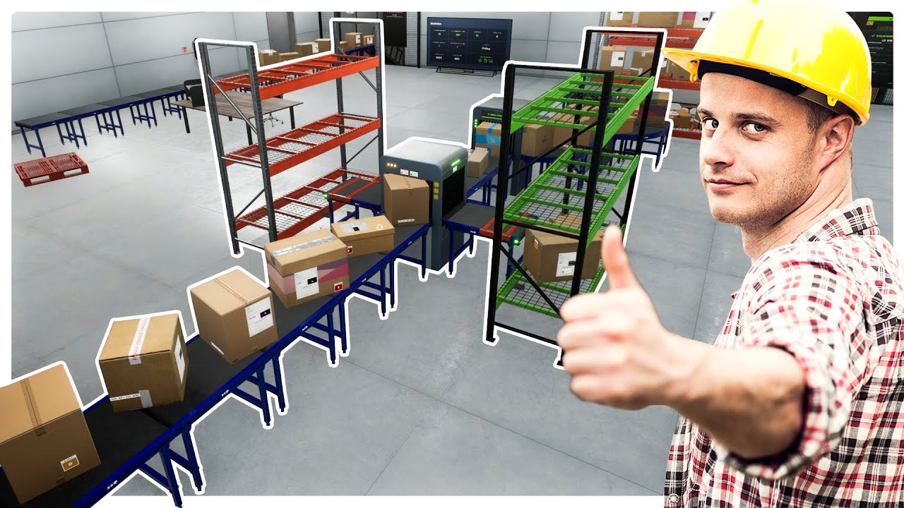 Automating My Disorganized Shipping Facility in Parcel Simulator