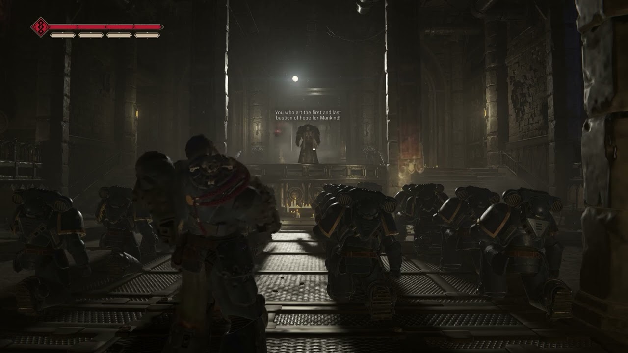 Chaplain speech before the big War | Warhammer 40000 SPACE MARINE 2