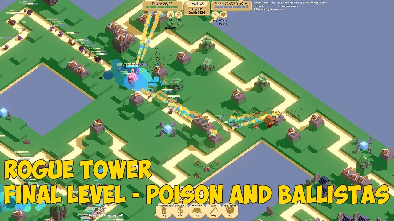 Rogue Tower Final Level - Ballistas and Poison only