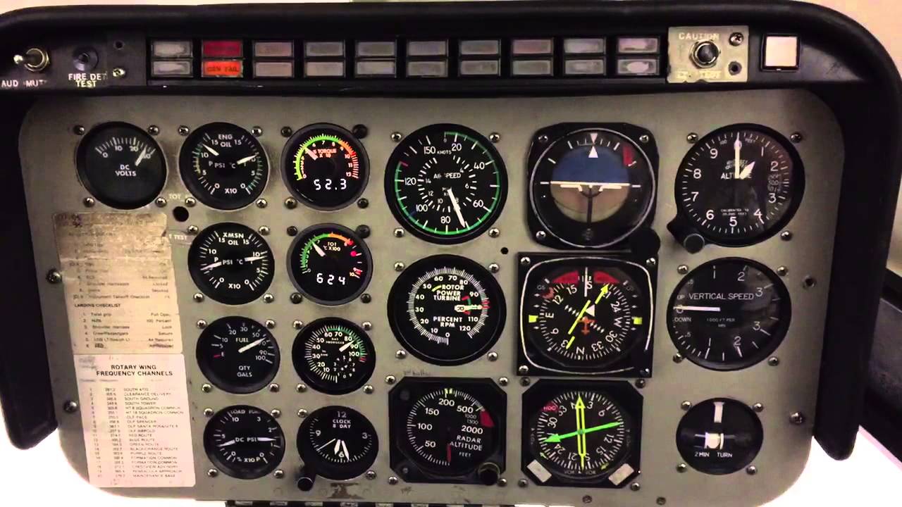 TH-57 Cockpit trainer (CPT) -- Fuel control failure