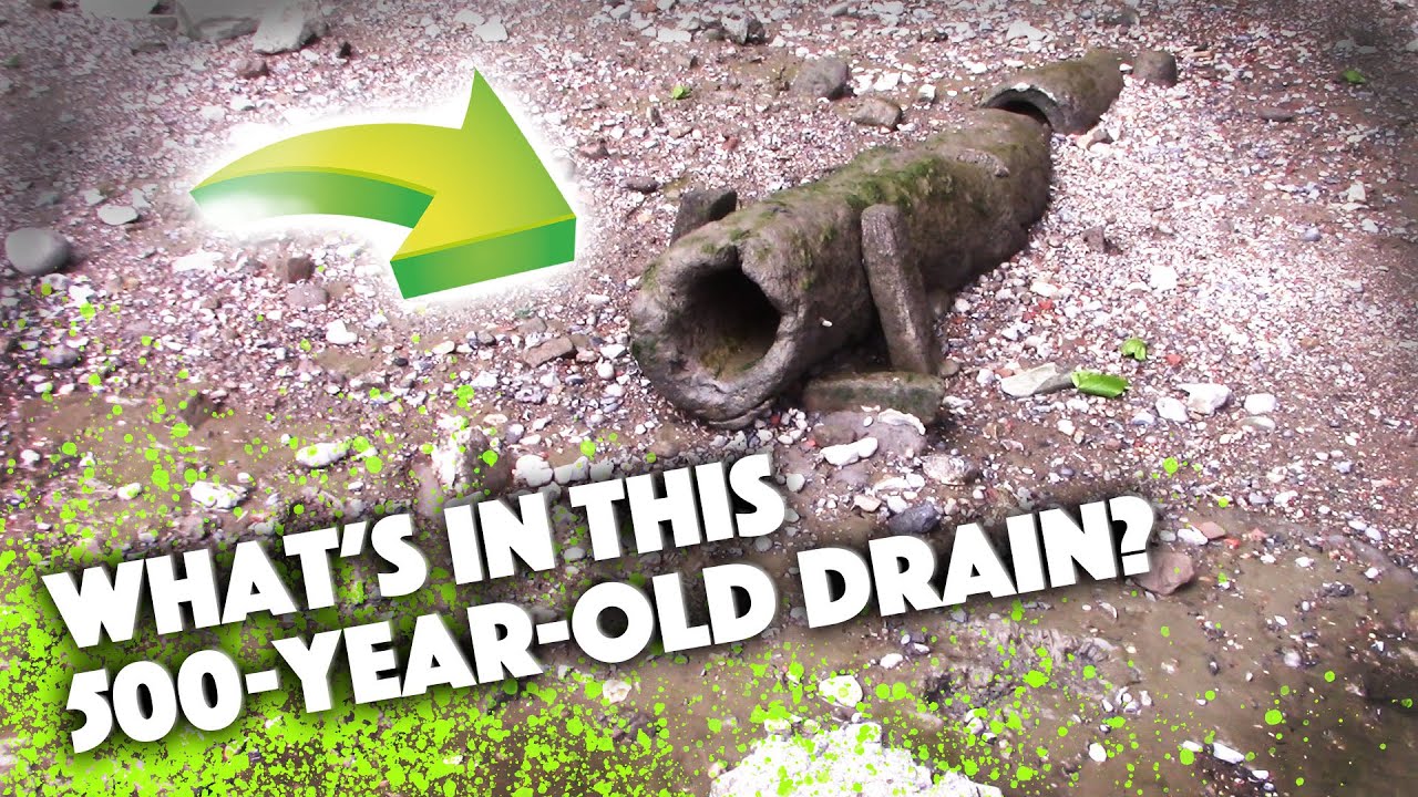 What's in this 500-YEAR-OLD Drain?