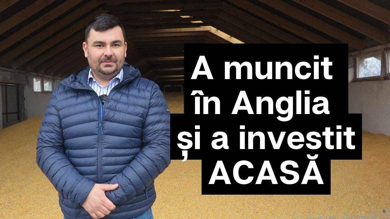 Alin Căprilă s-a întors din Anglia pentru a construi o fermă la Coconi, Călărași