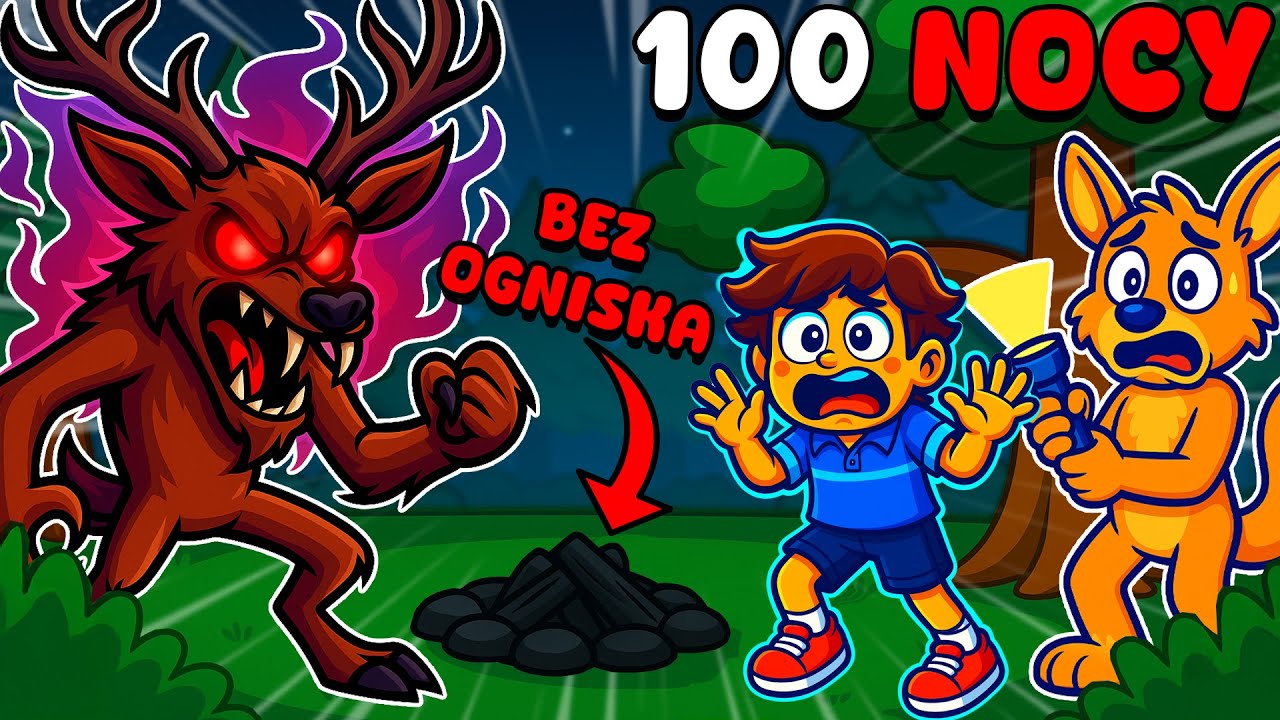 PRZETRWAJ BEZ OGNISKA!  w 99 NIGHT IN THE FOREST w ROBLOX
