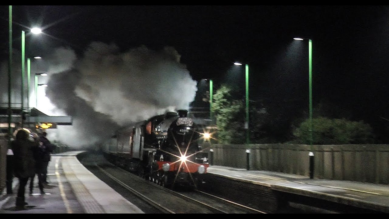 45596 'Bahamas' Roars Through Tamworth - Loaded Test Run 2019