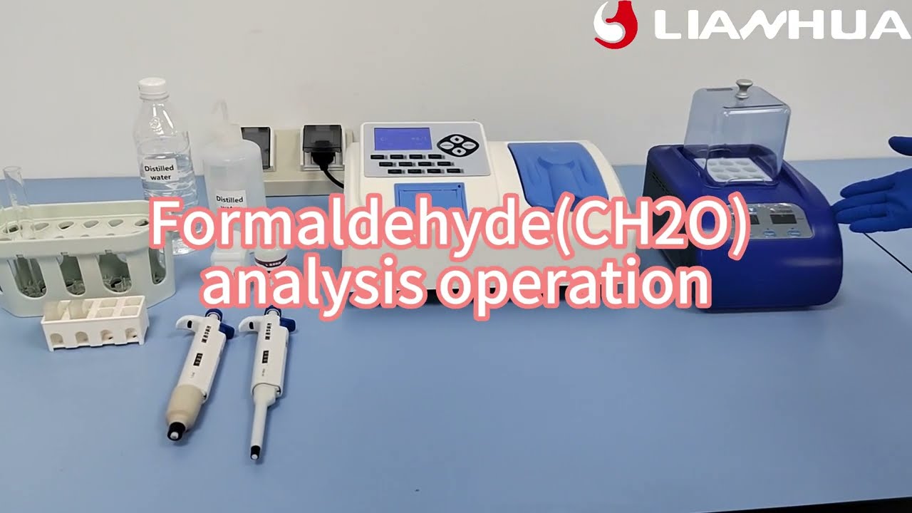 Formaldehyde CH20 analysis operation