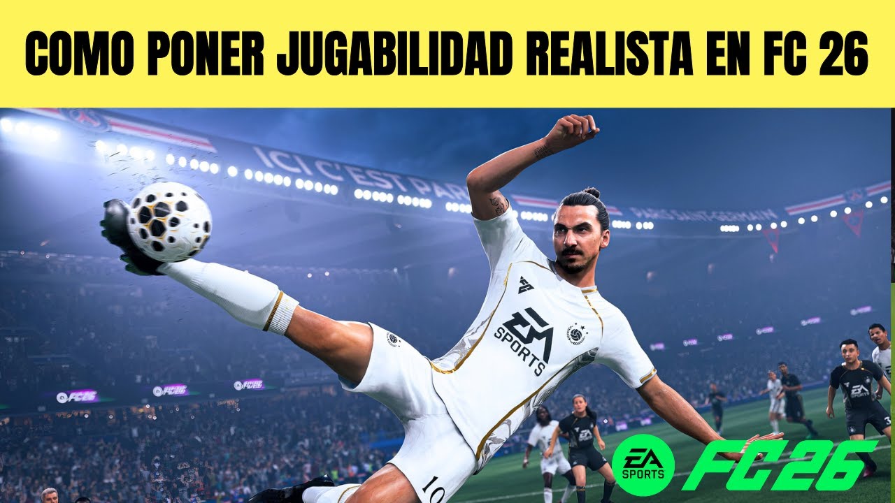 COMO PONER JUGABILIDAD REALISTA EN FC 26 🟢