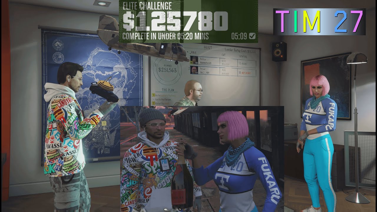 GTA Online:The Pleeca Job Super Elite Challenge 5:09