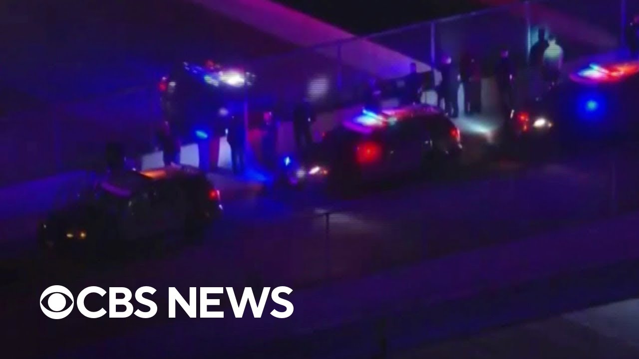Procession held for El Monte, California officers killed in the line of duty