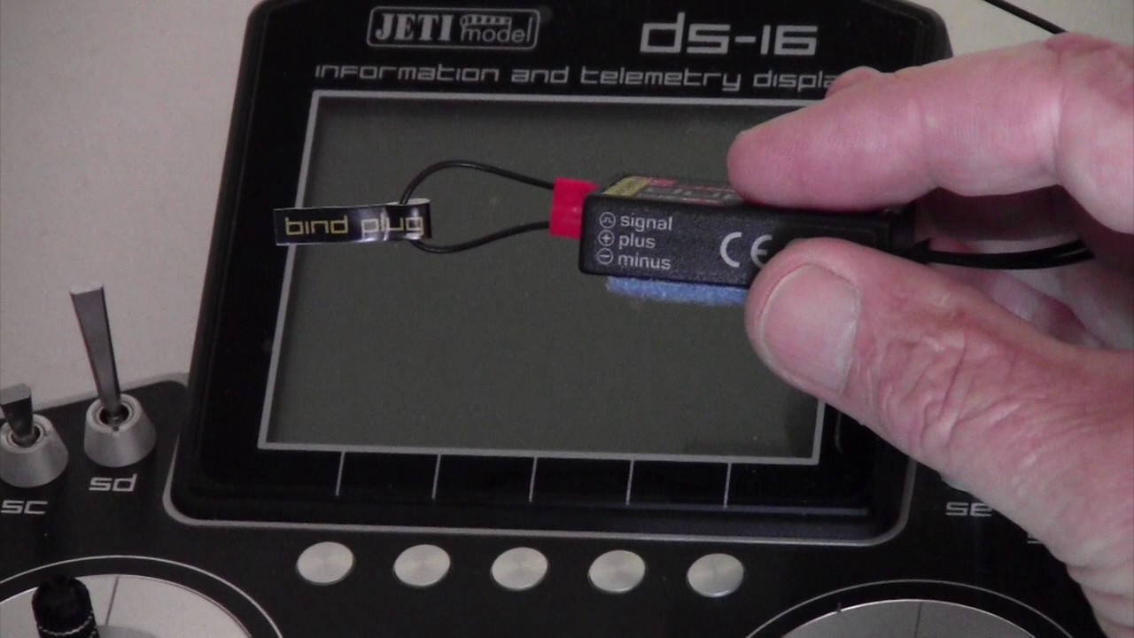 Binding Jeti Receiver