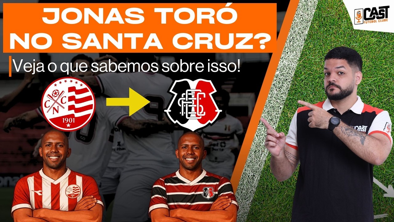 JONAS TORÓ NO SANTA CRUZ? ATACANTE DO NÁUTICO TEVE SEU NOME LIGADO AO TRICOLOR!