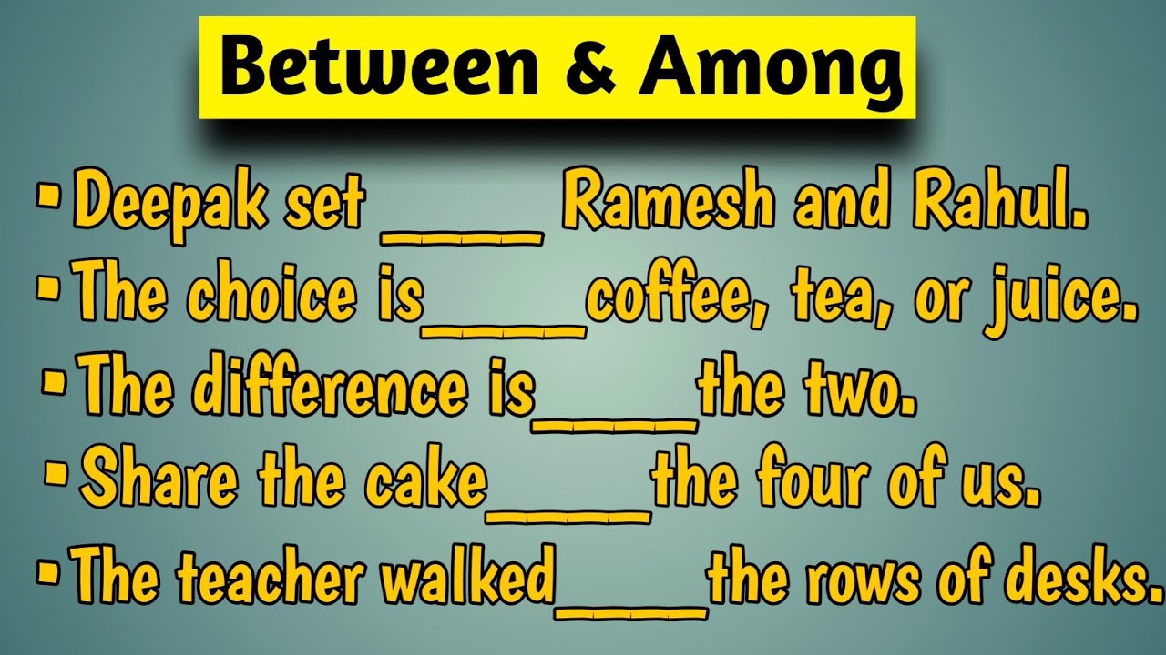Difference between 