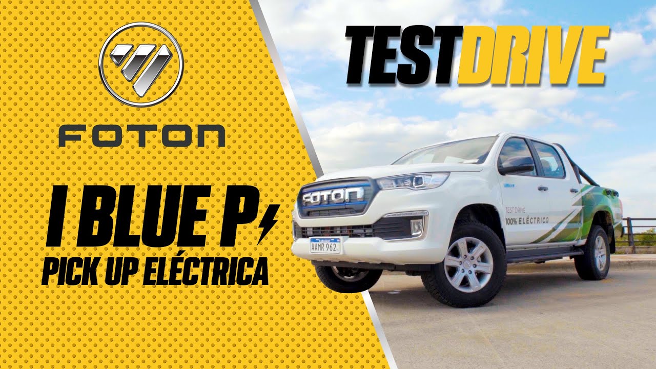 La primera pick up ELECTRICA | Foton I Blue P | Test Drive Paraguay