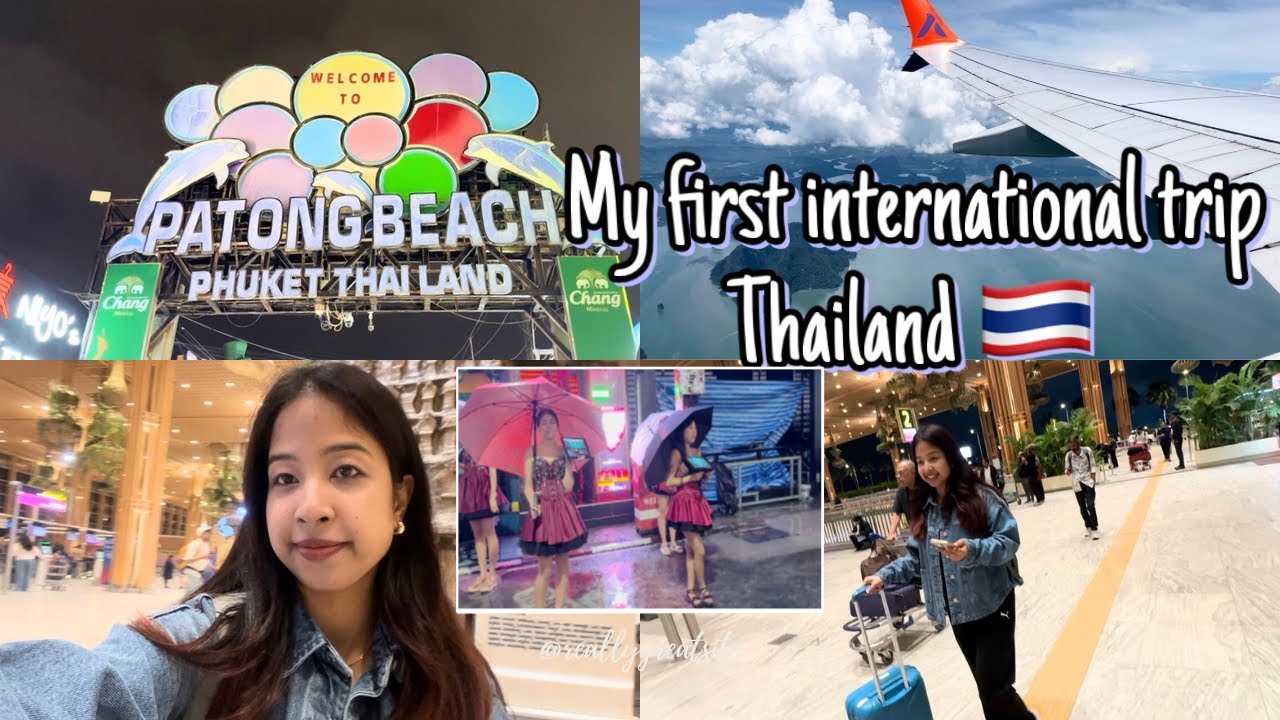 My first international trip and it’s Thailand 🇹🇭 