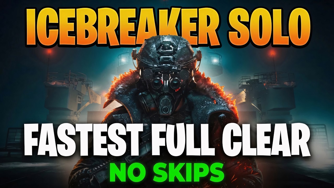 World Record Icebreaker Solo Full Clear NO SKIPS (Fastest Ever)