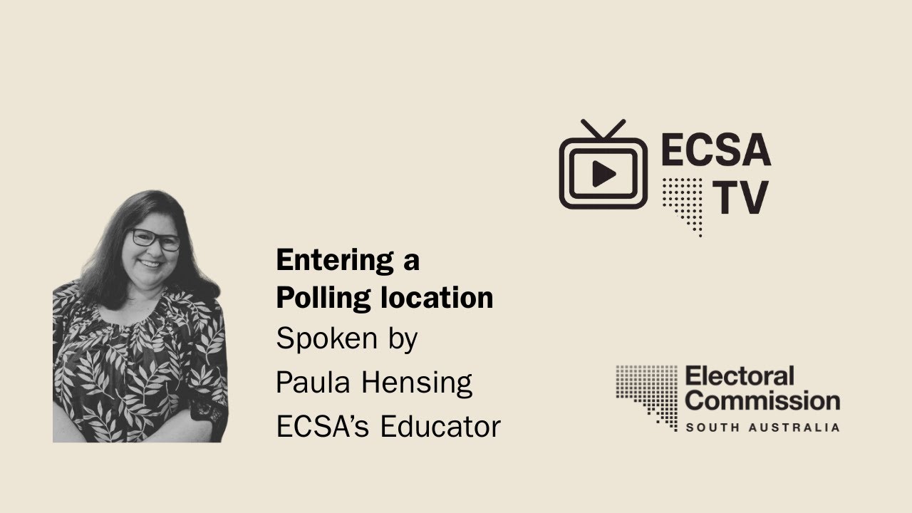 ECSA TV | Entering a Polling location as an ordinary voter