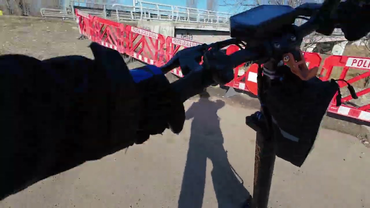 Prima plimbare cu trotineta pe 2026!  Kukirin G2 Master ! Au inchis circulatia pe sub pod Serbanesti