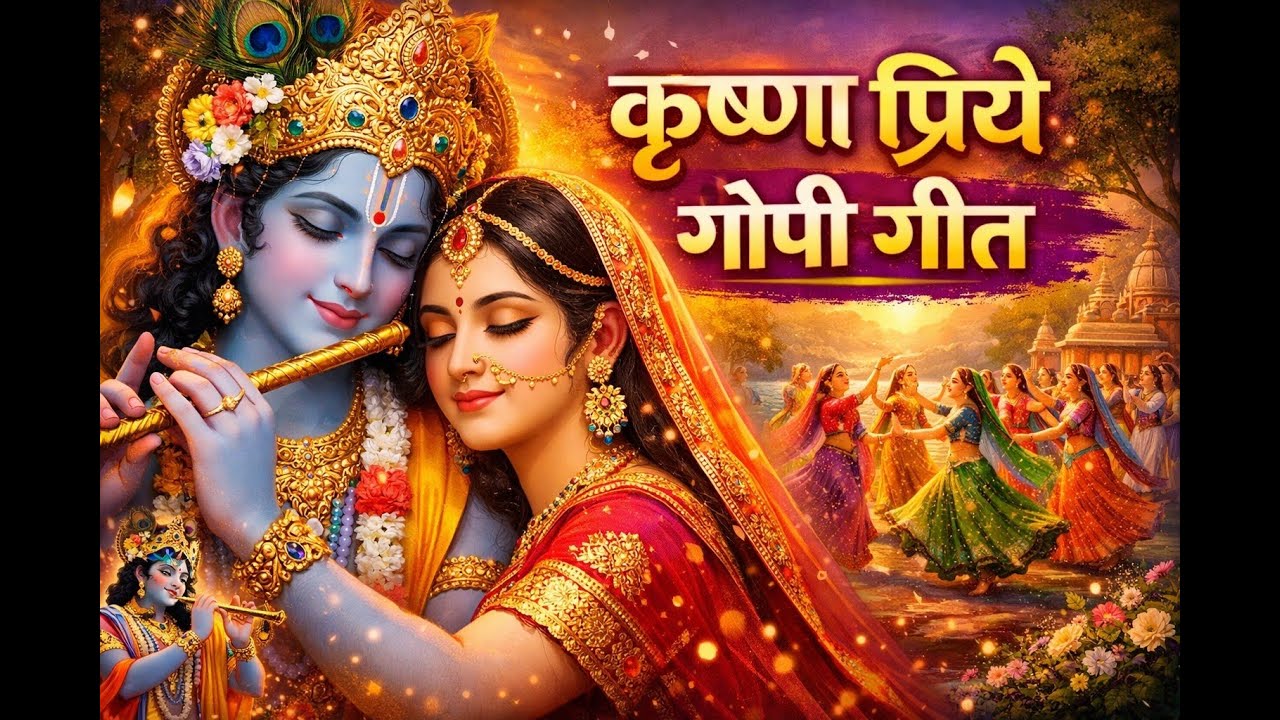 कृष्ण प्रिये गोपी गीत | राधा-कृष्ण प्रेम भजन | मन को छू लेने वाला भक्ति गीत