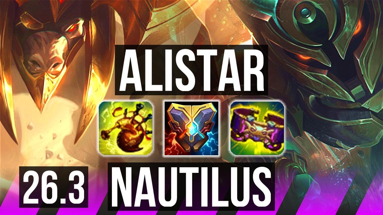 ALISTAR & Ashe vs NAUTILUS & Sivir (SUP) | Good KDA: 6/1/21 | KR Diamond | 26.3