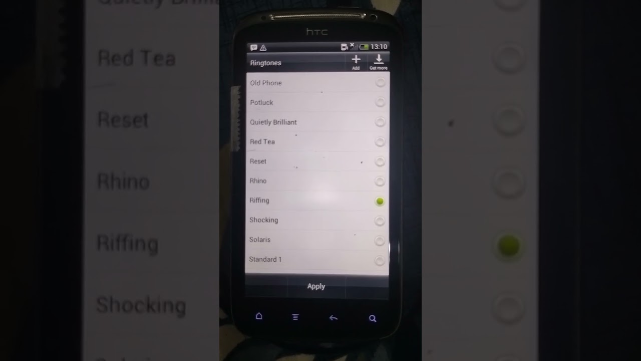 HTC Sensation stock ringtones