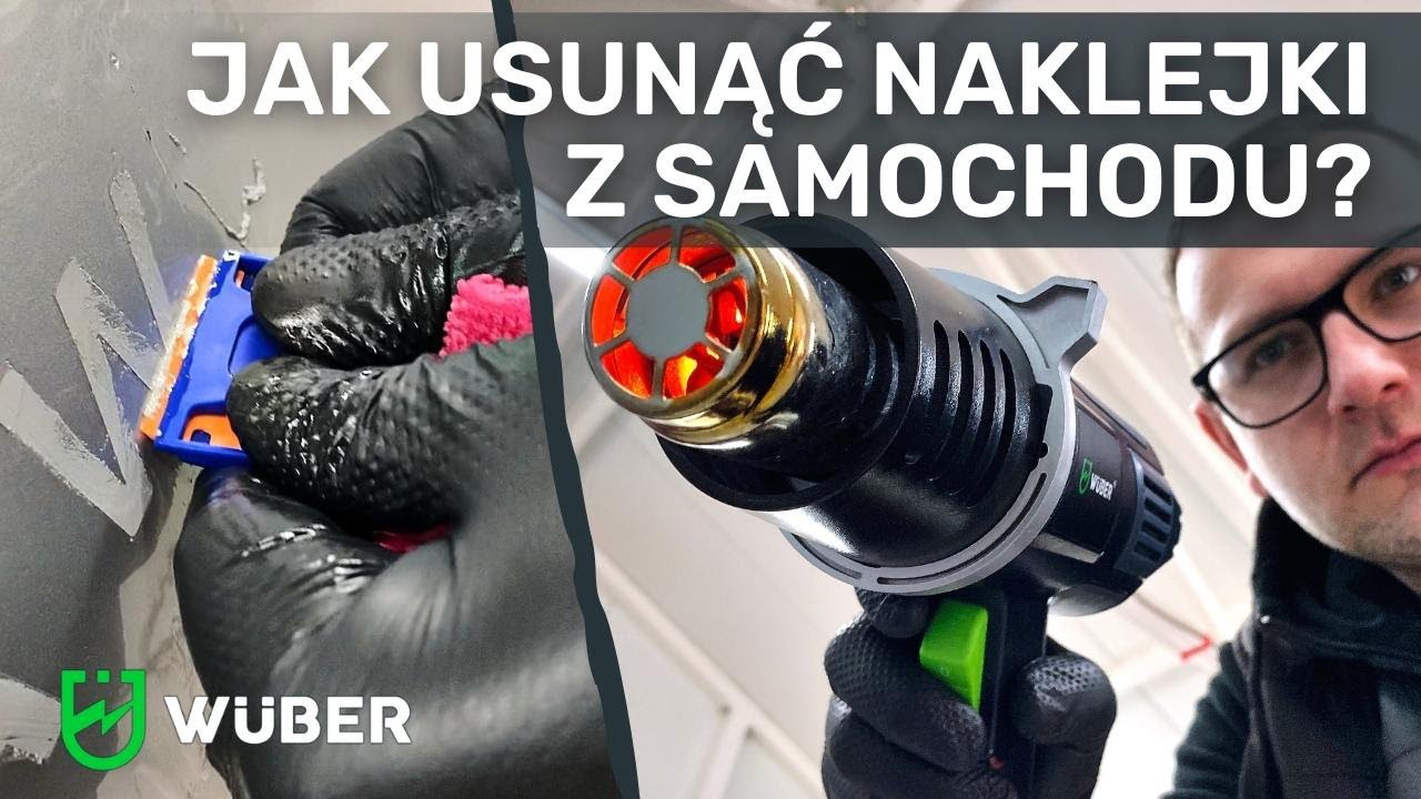 Usuwanie naklejek/reklam z auta. LAKIER JAK NOWY!
