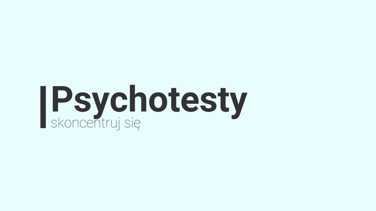 Śmieszne Psychotesty. Psychotest numer 1 sprawdz sw&oacute;j umysł.
