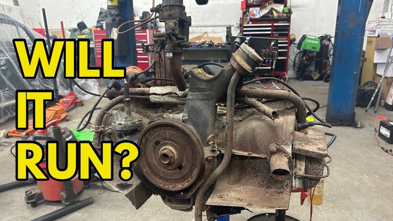 Will It Run?! - SUPER CRUSTY 36HP AIRCOOLED VW ENGINE