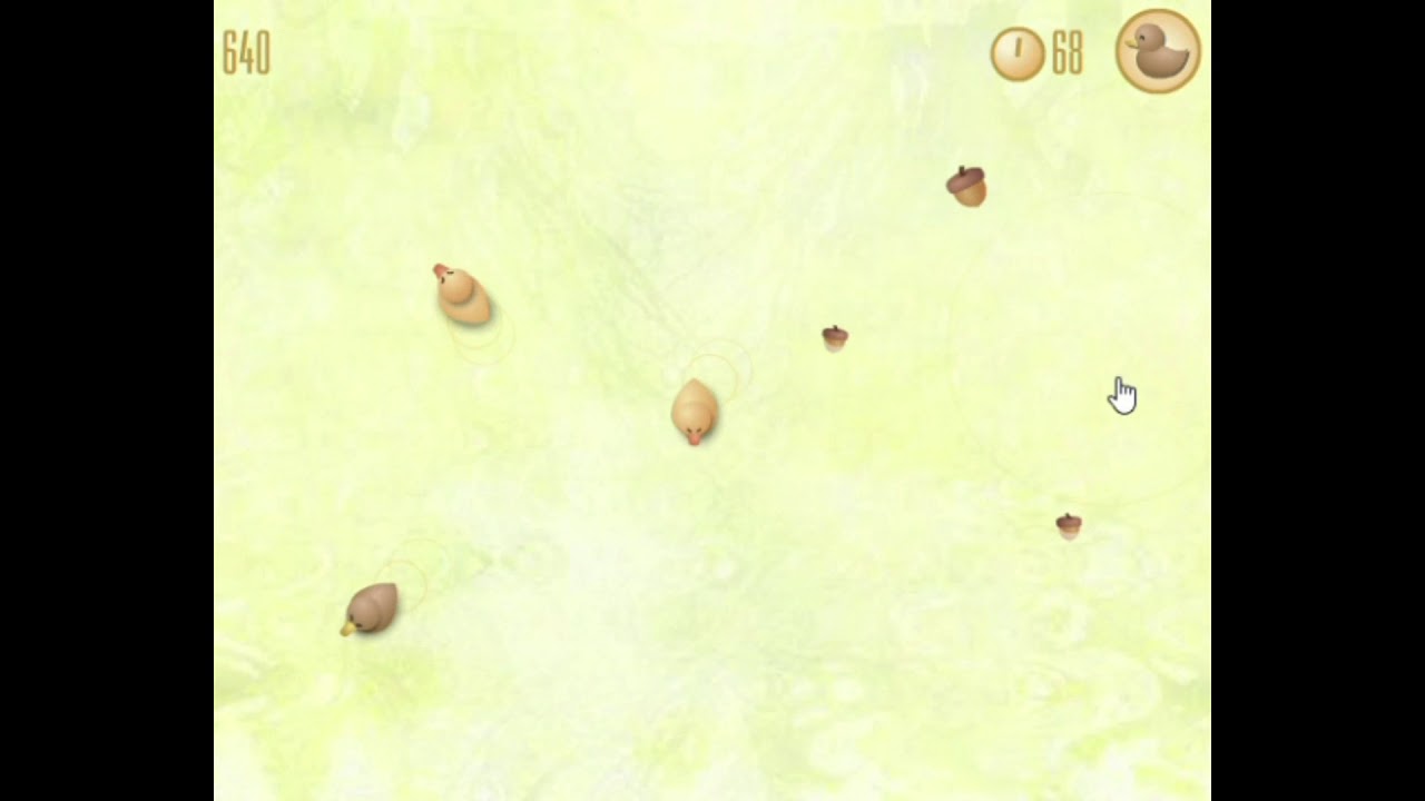 【小遊戲試玩】鴨子吃橡實(Orisinal - The Pond) (2003)