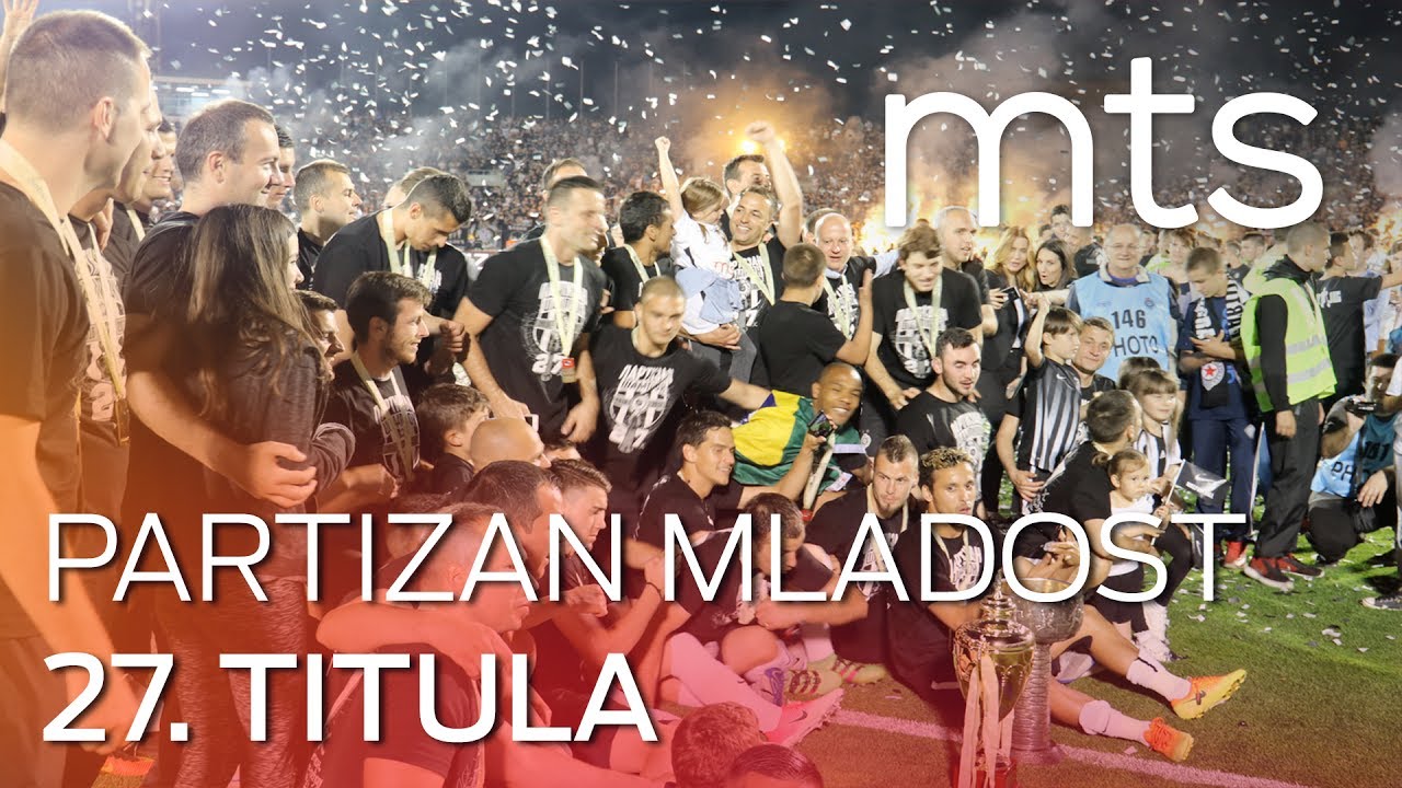 FK Partizan - proslava titule #60fps